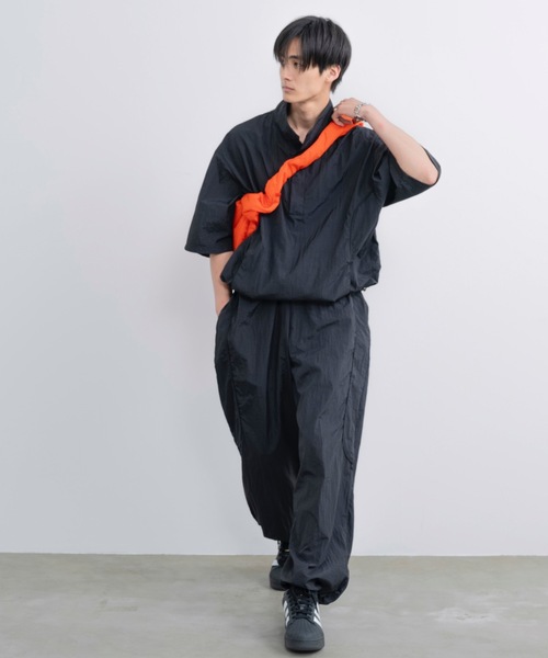 「SINSS」 イージーパンツ LARGE ブラック メンズ_画像6