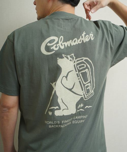 「COBMASTER」 半袖Tシャツ MEDIUM グリーン メンズ_画像9