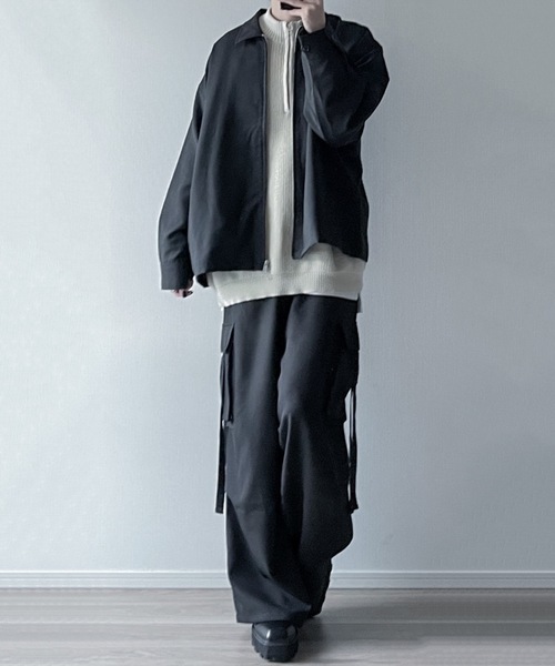「LILL」 カーゴパンツ X-LARGE ブラック メンズ_画像6