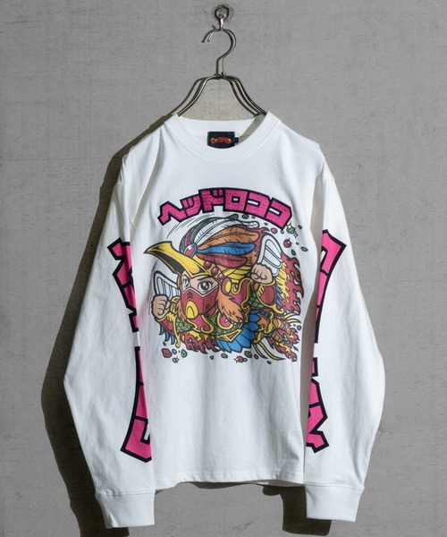 「JOHN'S CLOSET」 「ビックリマン」長袖Tシャツ LARGE ブラック メンズ_画像2