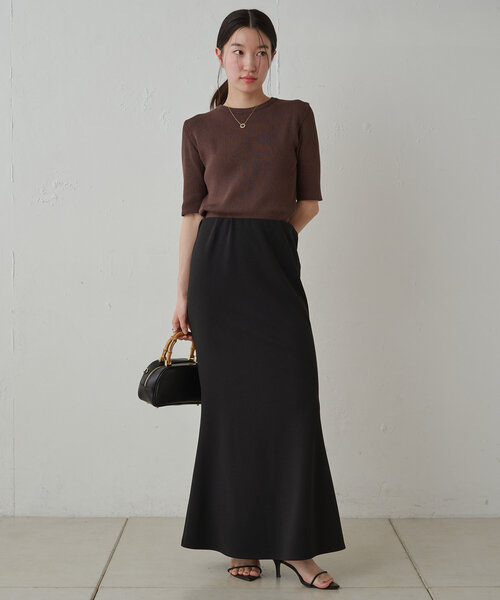 「LOUNGEDRESS」 ロングスカート FREE グレー レディース_画像5