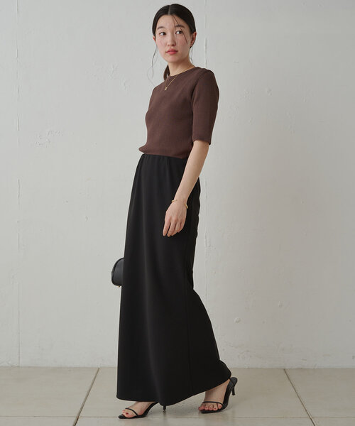 「LOUNGEDRESS」 ロングスカート FREE グレー レディース_画像8