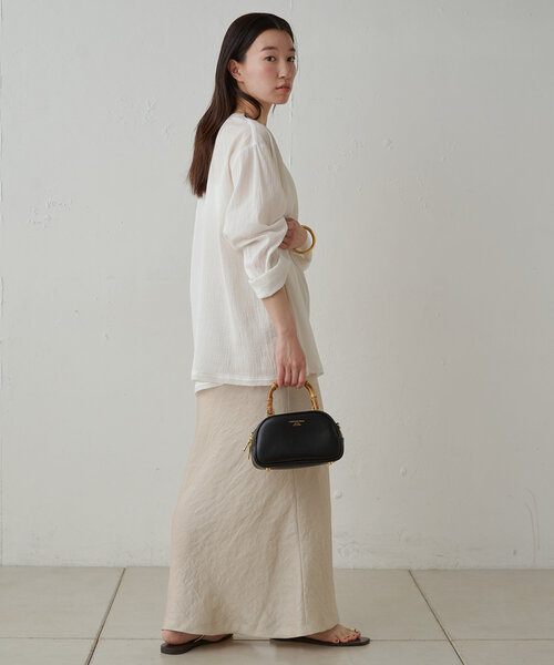 「LOUNGEDRESS」 ロングスカート FREE グレー レディース_画像9