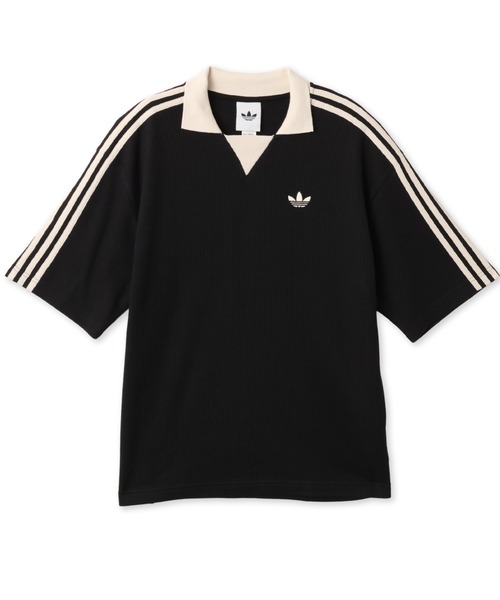 アディダス　オリジナルス　ワッフル　ポロシャツ　Sサイズ adidas（アディダス） ポロシャツ 半袖 adidas WAFFLE JERSEY
