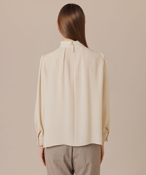 「MACKINTOSH LONDON」 長袖ブラウス 38 ダークブラウン レディース_画像8