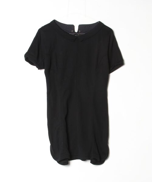 happy memories ルイヴィトンコットンTシャツワンピース LOUIS VUITTON（ルイ・ヴィトン） 半袖ワンピース S ブラック