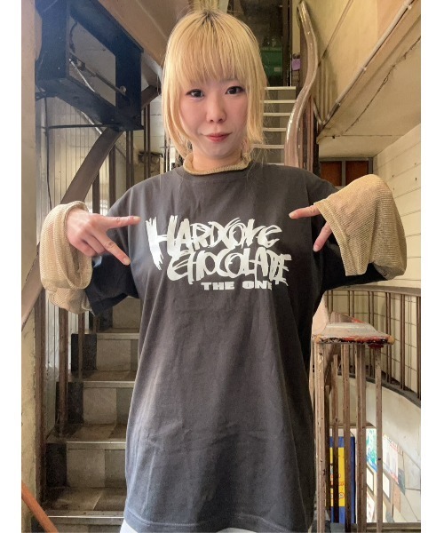 tシャツ ハードコアチョコレート ベーシックロゴ Tシャツ ZOZO限定スミ