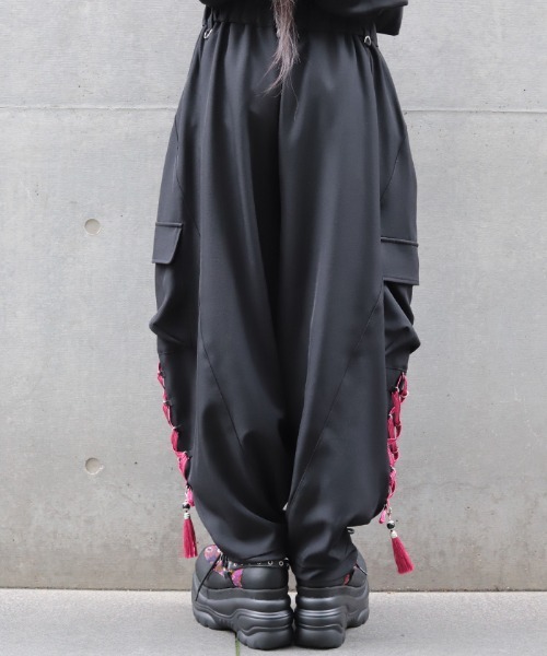 REZEN（リゼン） パンツ レースアップ×タッセルパンツ メンズ