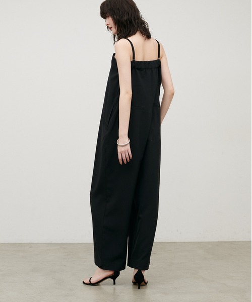 LUDLOW ブラックサロペット・オーバーオール　ラドロー LARUTA（ラルータ） サロペット オーバーオール 「LARUTA」2WAY