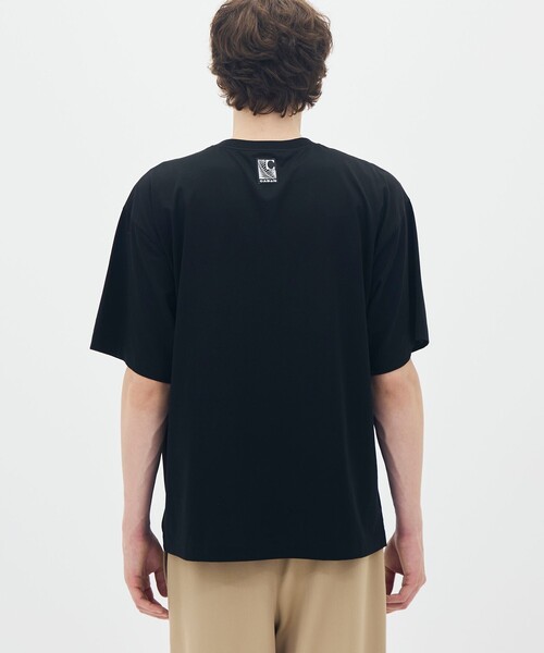 CABaN 2.7万円 極上手触り スビンコットン プリントTシャツ 男女兼用 CABaN（キャバン） tシャツ スビンコットン TULIP BLOOMTシャツ メンズ
