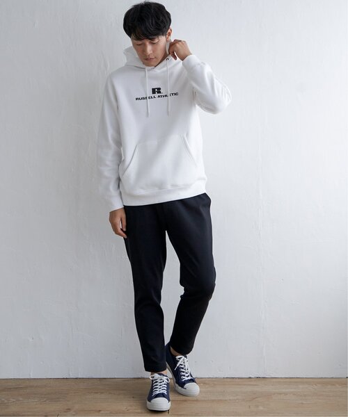 「Russell Athletic」 プルオーバーパーカー M ブラック メンズ_画像9