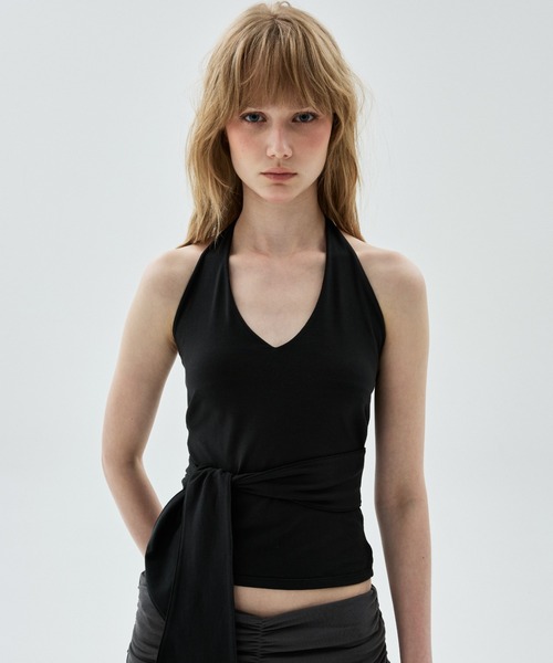 Mardi Mercredi（マルディメクルディ） キャミソール TOP HALTER NECK 
