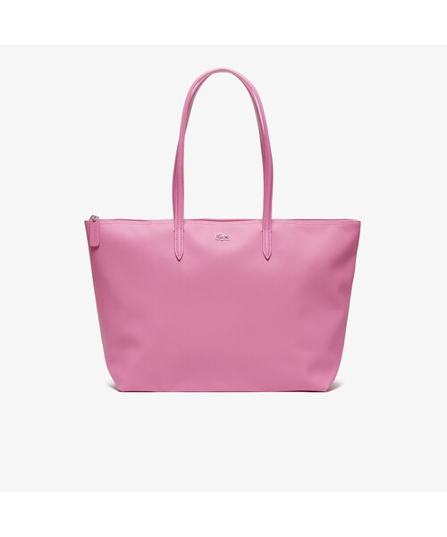 LACOSTE グリーン プチピケ ラージ トートバッグ L.12.12 プチピケ ラージ トートバッグ （トートバッグ）｜LACOSTE