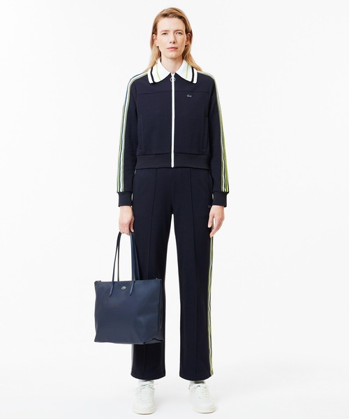 LACOSTE トートバッグ L.12.12 プチピケ ラージ レディース