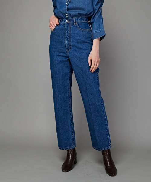 すすめです パンツ デニム ジーンズ 美脚ハイウエストストレートデニムパンツ/XS〜Mサイズあり ZOZOTOWN PayPayモール店 - 通販 - PayPayモール もちろん