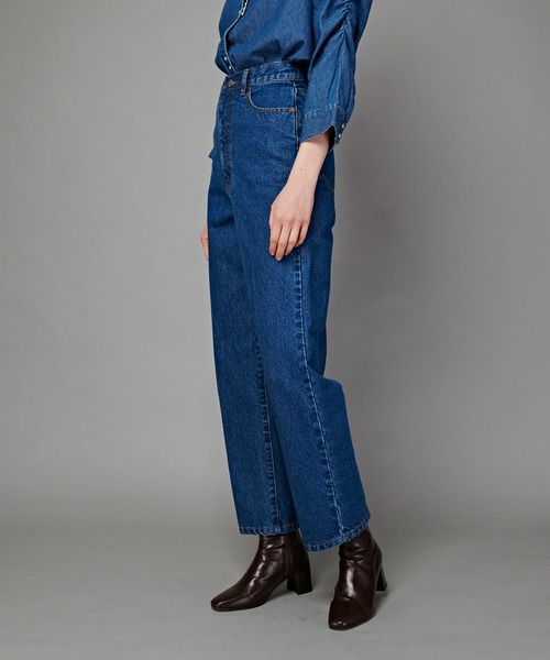 すすめです パンツ デニム ジーンズ 美脚ハイウエストストレートデニムパンツ/XS〜Mサイズあり ZOZOTOWN PayPayモール店 - 通販 - PayPayモール もちろん