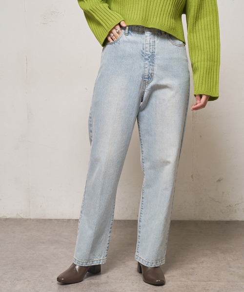 すすめです パンツ デニム ジーンズ 美脚ハイウエストストレートデニムパンツ/XS〜Mサイズあり ZOZOTOWN PayPayモール店 - 通販 - PayPayモール もちろん