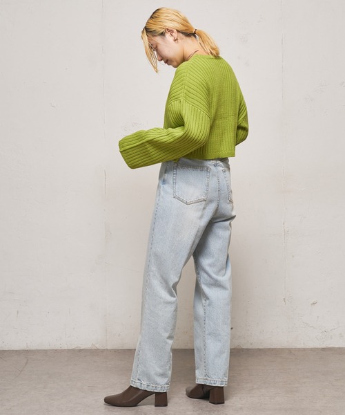 すすめです パンツ デニム ジーンズ 美脚ハイウエストストレートデニムパンツ/XS〜Mサイズあり ZOZOTOWN PayPayモール店 - 通販 - PayPayモール もちろん