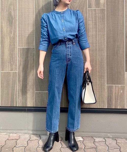 すすめです パンツ デニム ジーンズ 美脚ハイウエストストレートデニムパンツ/XS〜Mサイズあり ZOZOTOWN PayPayモール店 - 通販 - PayPayモール もちろん