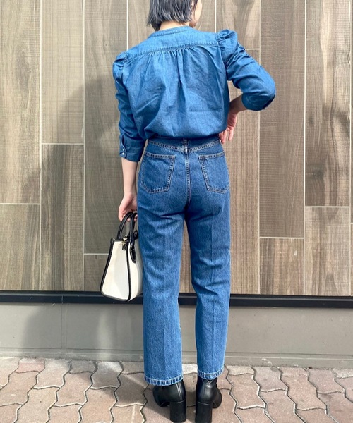 すすめです パンツ デニム ジーンズ 美脚ハイウエストストレートデニムパンツ/XS〜Mサイズあり ZOZOTOWN PayPayモール店 - 通販 - PayPayモール もちろん