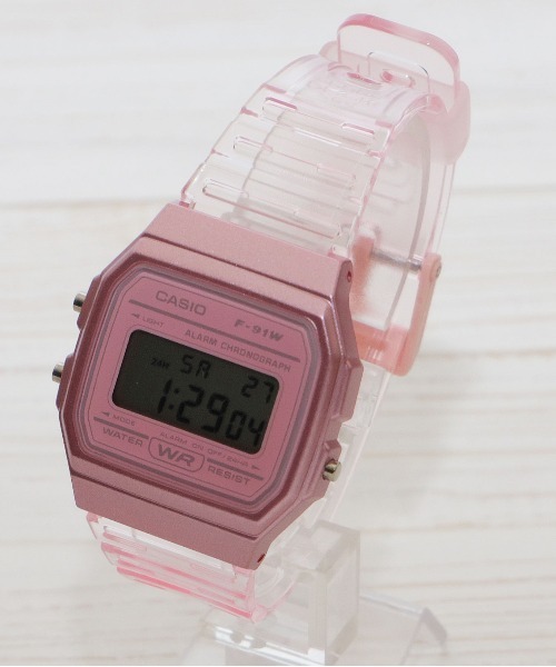 レディース CASIO カシオ/デジタルクリアウォッチ　腕時計 F-91WS-2 F-91WS-4 F-91WS-7 F-91WS-8｜zozo｜14