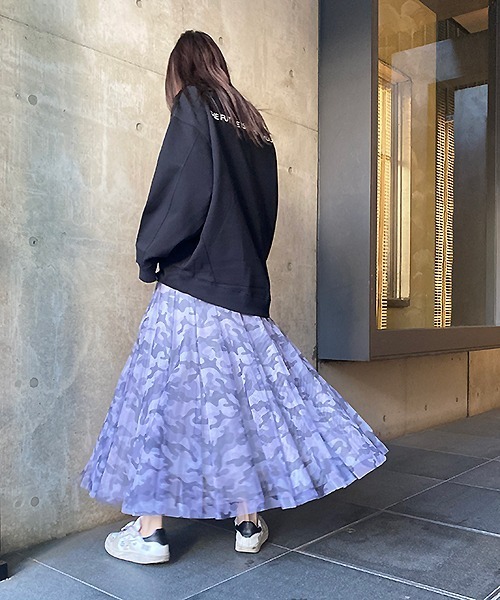 スカート Toranoi トラノイ 迷彩プリントチュールスカート Zozotown Yahoo 店 通販 Yahoo ショッピング