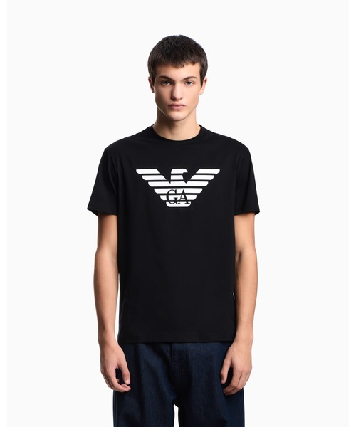 EMPORIO ARMANI tシャツ 「エンポリオ アルマーニ」Tシャツ ピマ