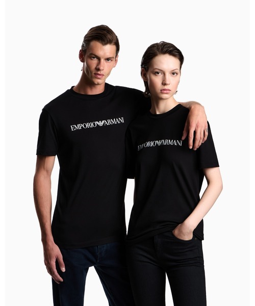 EMPORIO ARMANI tシャツ 「エンポリオ アルマーニ」Tシャツ ピマ