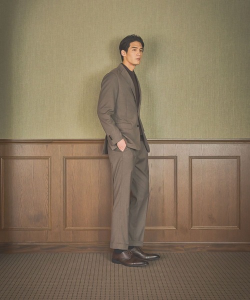 GLOBAL WORK スラックス ストレッチTRパンツ/Salon de GW/163832