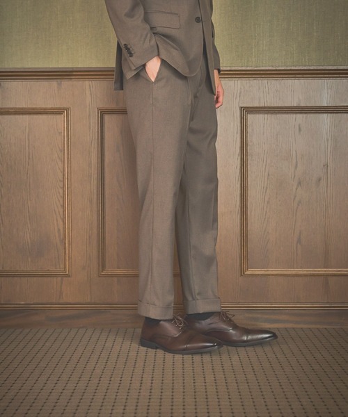 GLOBAL WORK スラックス ストレッチTRパンツ/Salon de GW/163832