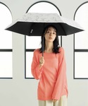 折りたたみ傘 遮光フラワードローイング ミニ ...の詳細画像3