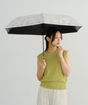 折りたたみ傘 遮光フラワードローイング ミニ ...の詳細画像2