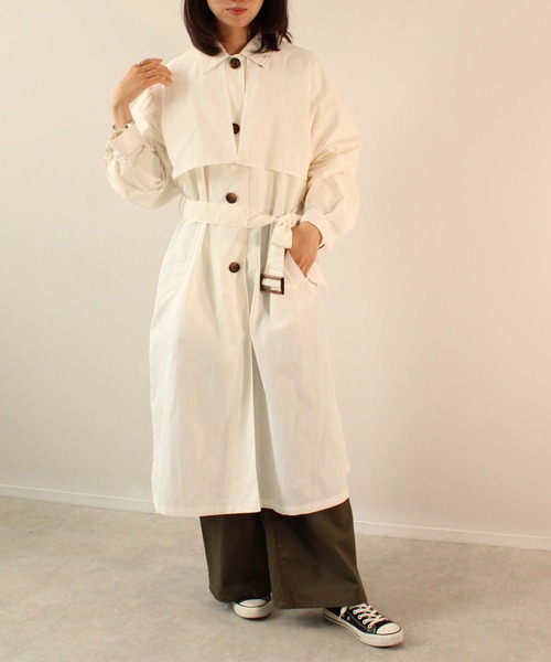 toucher du brise（トゥシェドブリーズ） ステンカラーコート コート