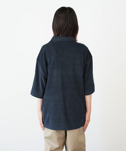 UNIVERSAL OVERALL ネイビー シャツジャケット UNIVERSAL OVERALL シャツ OVERALL/ユニバーサルオーバーオール