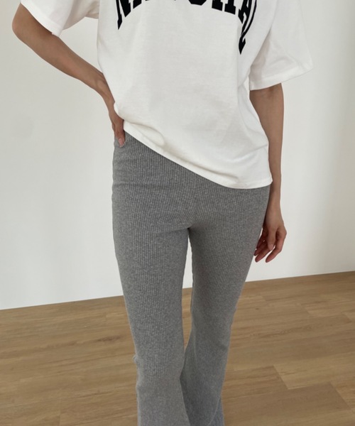 Didot.showroom パンツ 「DIDOT.」着丈違いの2サイズ展開｜リブ
