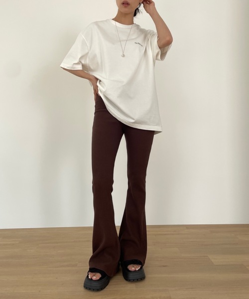 Didot.showroom パンツ 「DIDOT.」着丈違いの2サイズ展開｜リブフレア