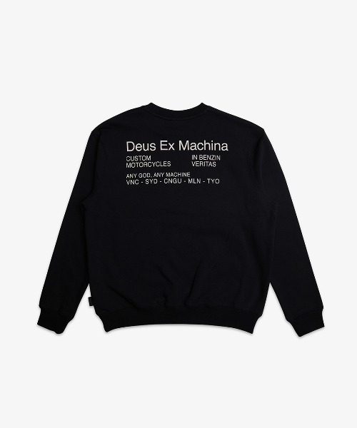 Deus Ex Machina☆ZONING CREW バックプリント スウェットシャツ DEUS EX MACHINA デウス エクス マキナ シャツジャケット メンズ