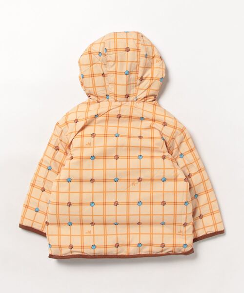 ダウン アウター 「リバーシブル」キャット刺繍ダウン キッズ 子供服 