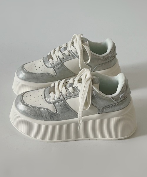 Shoes in Closet スニーカー 厚底 プラットフォーム プレート付