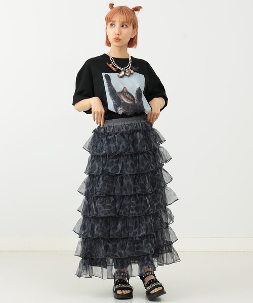 【新品】mmts ベンガルティアード スカート グレー S mmts スカート / ベンガルティアード : ZOZOTOWN Yahoo!店