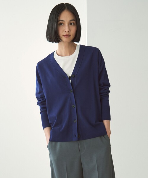 UNFILO カーディガン 「新色追加」「洗える/抗菌防臭」マイ