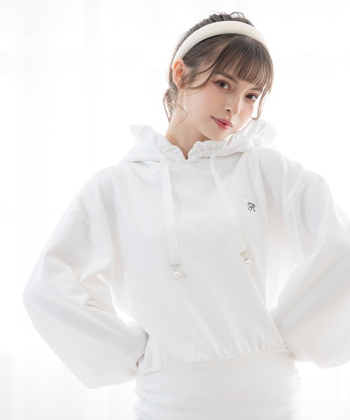 DearMyLoveRose ワンピース サイドドロストパーカーワンピ : ZOZOTOWN 