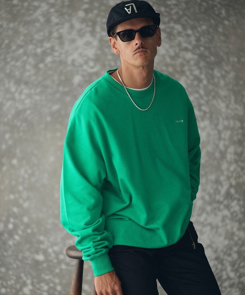 THEOREM トレーナー スウェット msw1445- One Point Embroidered