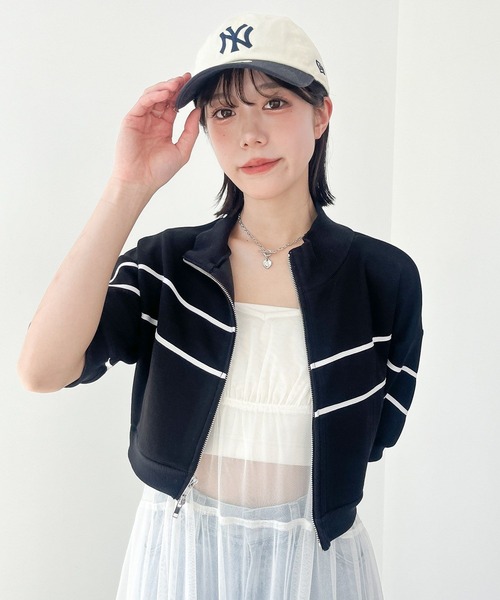 5YOUの出品 Heather（ヘザー） ブルゾン アウター ショートラインジャケット（半袖