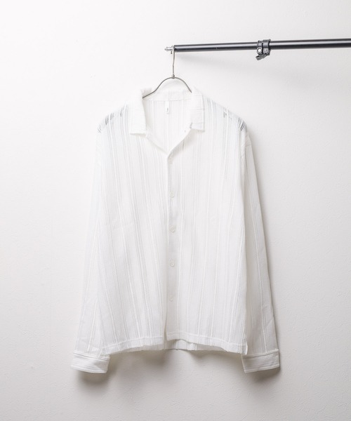 【極美品】bouquet blanc　シアー長袖シャツ 38 レッド　シアー　S 楽天市場】透けシャツ 長袖 シアーシャツ レディース シャツ