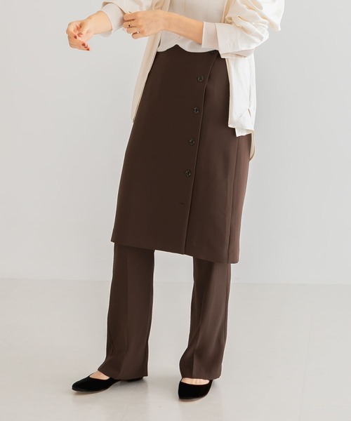 URBAN RESEARCH スカート レイヤードラップスカート : ZOZOTOWN