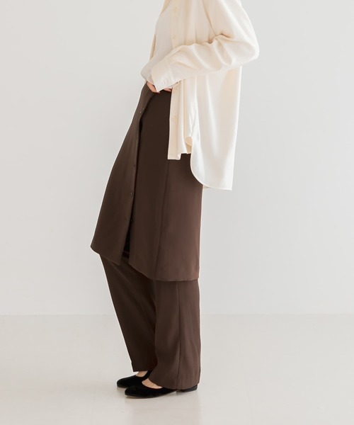 URBAN RESEARCH スカート レイヤードラップスカート : ZOZOTOWN