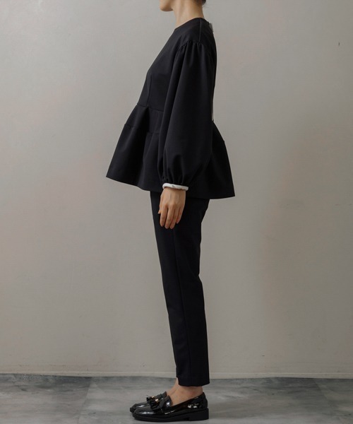 tシャツ 「SONO/ソーノ」「WARM STRETCH」バックリボンポタリーPO レディース Sono tシャツ 「SONO/ソーノ」「WARM STRETCH」バックリボン