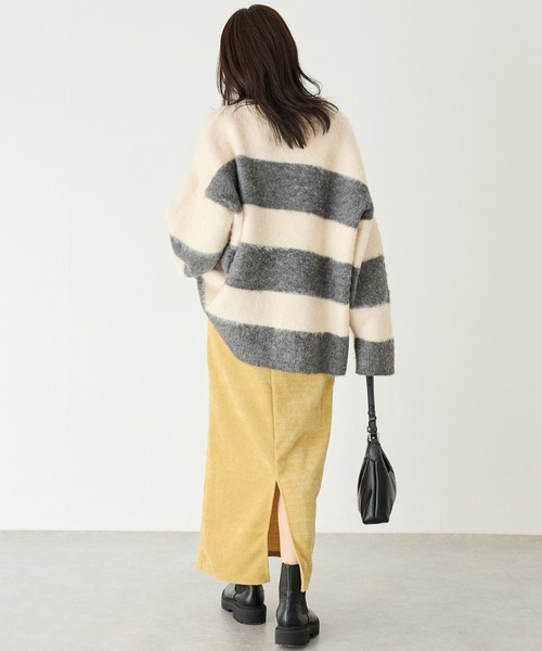 LAVEANGE（ラビアンジェ） スカート ラメリブカットタイトスカート