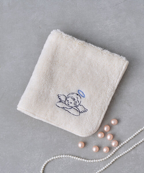 BIRTHDAY BAR ハンカチ 天使と悪魔 刺繍タオルハンカチ